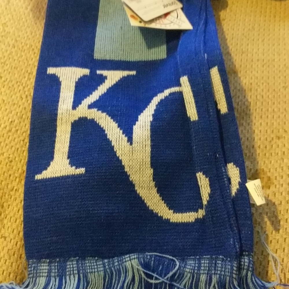 FOCO MLB Big Logo Scarf KC Royals